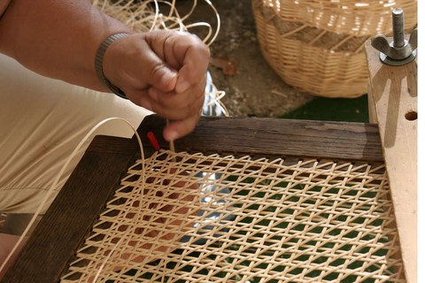 Cannage chaises 95 Val d'Oise John Sury